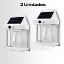 Arandela De Parede Externa Refletor Solar A Prova De Água Com Sensor Aproximação