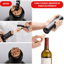 Abridor de Vinho Elétrico - Kit Profissional de BRINDE