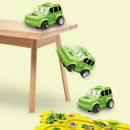 Quebra-cabeça Educacional Infantil - Conjunto Jogo de Carro com Pista