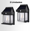 Arandela De Parede Externa Refletor Solar A Prova De Água Com Sensor Aproximação