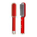 StyleBrush Pro — Mini Alisador de Cabelo 2 em 1 com Escova e Aquecimento Rápido!