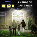 Holofote Solar Led 800W com 3 Cabeças - Sofisticado e Eficiente