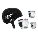 Kit Capacete STRT Preto + Proteção DK-619