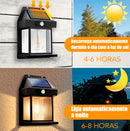 Arandela De Parede Externa Refletor Solar A Prova De Água Com Sensor Aproximação