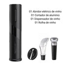 Abridor de Vinho Elétrico - Kit Profissional de BRINDE