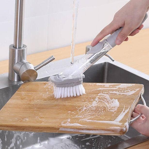 Escova 2 em 1 com Dispenser Para Sabão - ProClean©
