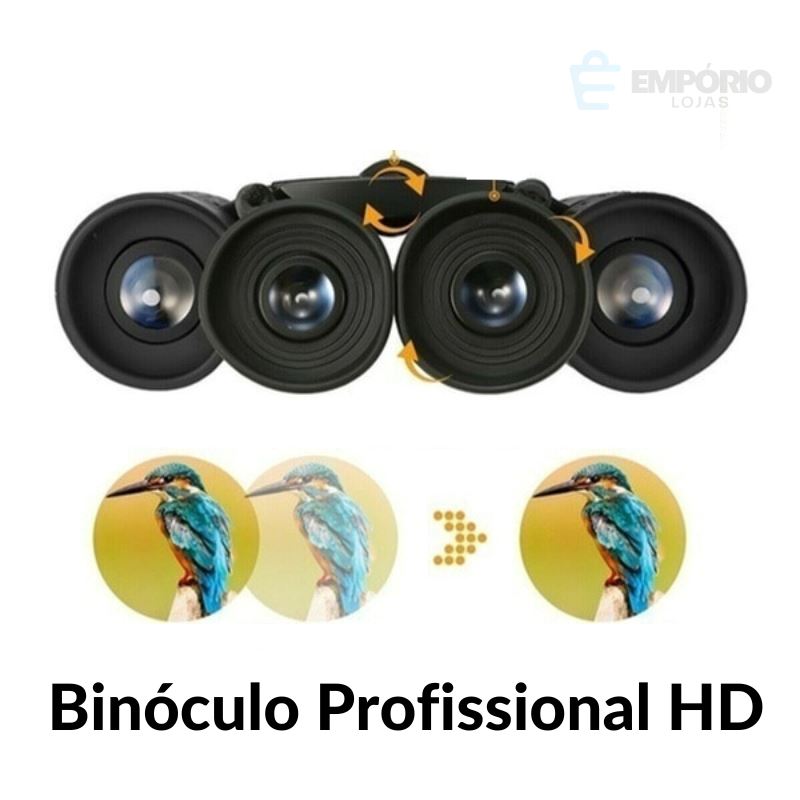 Binóculo Profissional HD - Longo Alcance e Visão Noturna - 50.000M