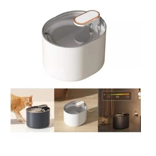 Bebedouro Fonte de Água Elevado Automático Com Filtro Para Pet Cachorro Gato 3 Litros