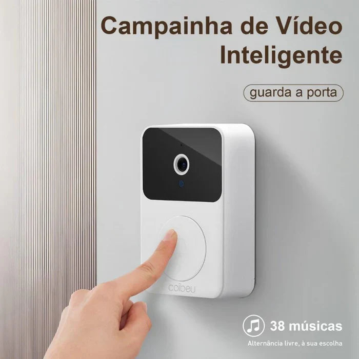 Campainha PRO Wifi Eletrônica Sem Fio com Câmera