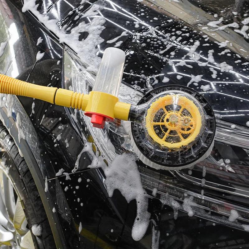 TurboClean© - Escova Giratória para Lavagem de Veículos (+Brinde Grátis)