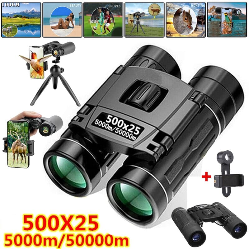 Binóculo Profissional HD - Longo Alcance e Visão Noturna - 50.000M