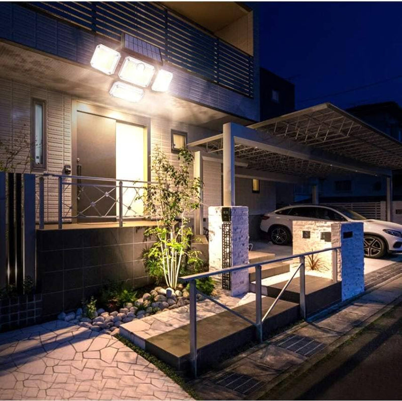 Holofote Solar Led 800W com 3 Cabeças - Sofisticado e Eficiente
