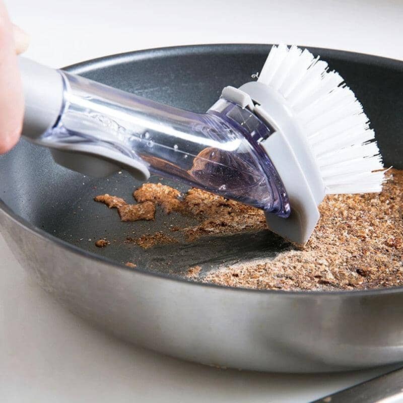 Escova 2 em 1 com Dispenser Para Sabão - ProClean©